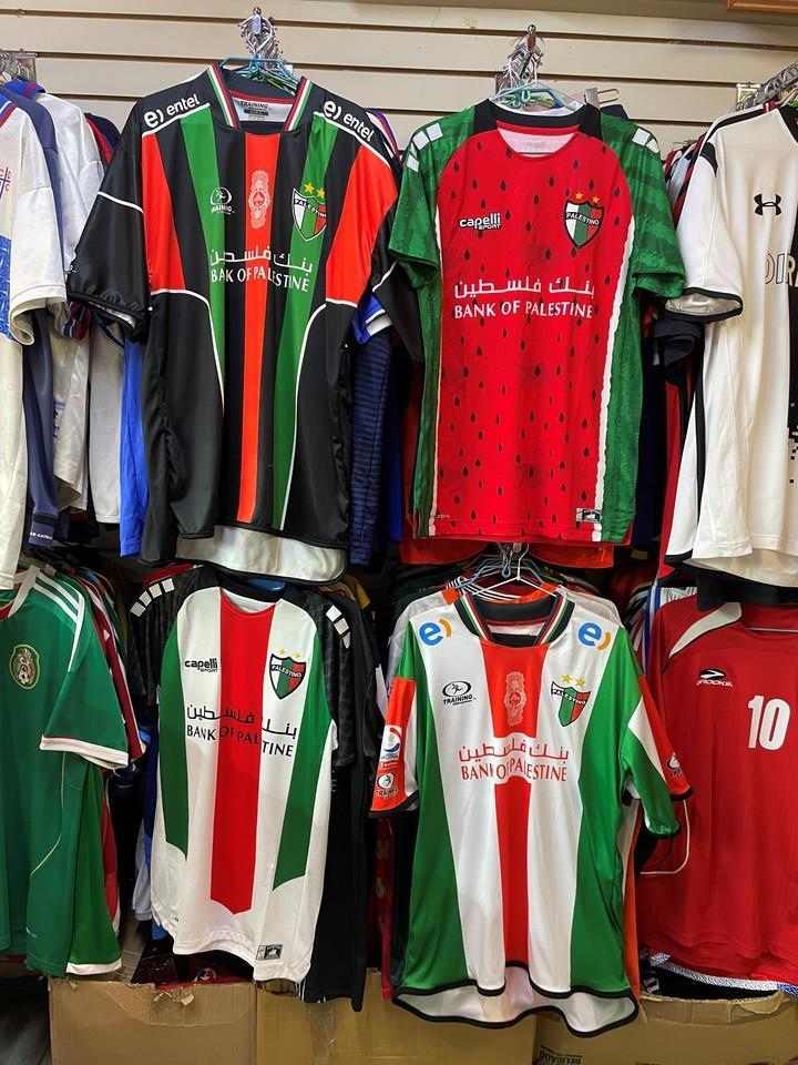 奥莱：位于智利的巴勒斯坦人俱乐部球衣销售火爆，两年内翻了四倍